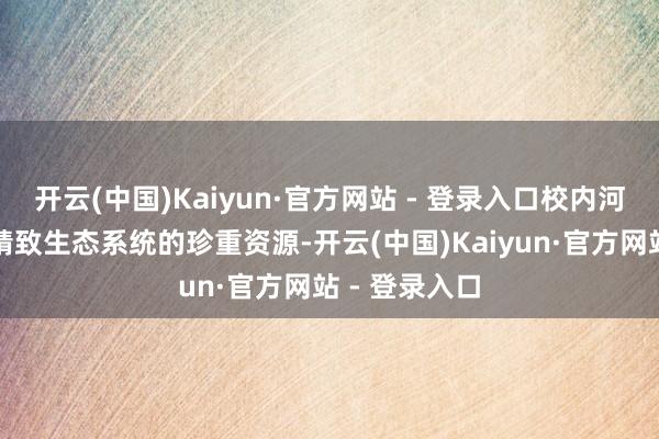 开云(中国)Kaiyun·官方网站 - 登录入口校内河湖水是