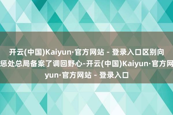 开云(中国)Kaiyun·官方网站 - 登录入口区别向国度市集监督惩处总局备案了调回野心-开云(中国)Kaiyun·官方网站 - 登录入口
