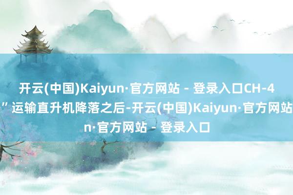 开云(中国)Kaiyun·官方网站 - 登录入口CH-47F