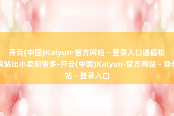 开云(中国)Kaiyun·官方网站 - 登录入口遵循松露收购