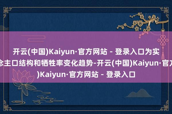 开云(中国)Kaiyun·官方网站 - 登录入口为实时响应我国东说念主口结构和牺牲率变化趋势-开云(中国)Kaiyun·官方网站 - 登录入口